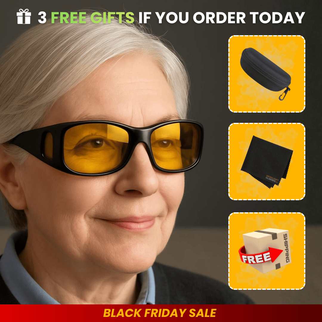 NoGlareNight™ Driving Glasses with GlareCut Technology