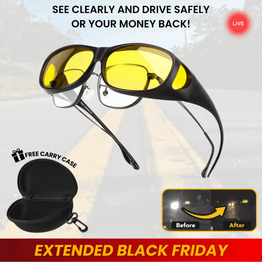 NoGlareNight™ Driving Glasses with GlareCut Technology